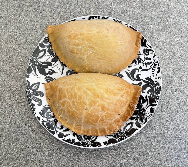 Meat pie, fresh from the oven