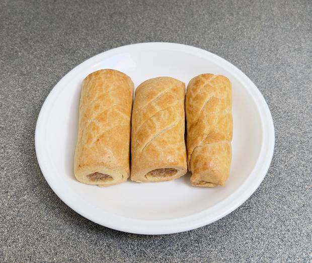 A bowl of turkey pies